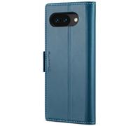 Étui Portefeuille pour Google Pixel 10a Anti-RFID avec Support CaseMe Bleu