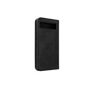 Etui Portefeuille pour Google Pixel 6a Porte-cartes Soft-touch Clapet aimanté noir