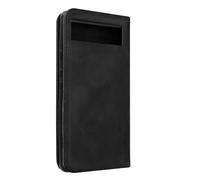Étui Portefeuille pour Google Pixel 6a Porte-cartes Soft-touch Noir