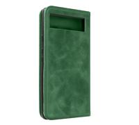 Étui Portefeuille pour Google Pixel 6a Porte-cartes Soft-touch Vert