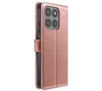 Étui Portefeuille pour Honor 400 Smart Antichoc avec Dragonne Inclus Mayaxess Rose gold