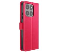 Étui Portefeuille pour Honor 400 Smart Antichoc avec Dragonne Inclus Mayaxess Rouge