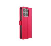 Etui Portefeuille pour Honor 400 Smart Antichoc avec Dragonne Inclus Rouge
