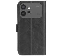 Étui Portefeuille pour Honor 600 / 600 Pro avec Support Vidéo et Dragonne Mayaxess Noir