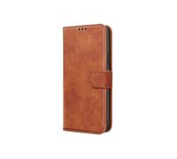 Etui Portefeuille pour Honor X6b Antichoc avec Support Vidéo Marron