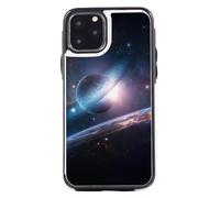 Étui portefeuille pour iPhone 11 Pro 5,8", imprimé planète spatiale, étui à rabat magnétique, anti-choc, avec porte-cartes