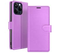 Étui Portefeuille pour iPhone 15 Pro Max, Support et Languette Magnétique