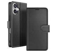 Étui Portefeuille pour iPhone 17 Air Fonction Support et Languette Magnétique Zanaé Noir