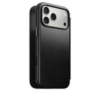 Étui Portefeuille pour iPhone 17 Pro Max MagSafe en Cuir Horween Série Modern Noir