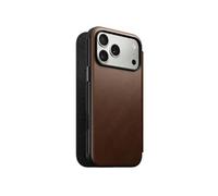 Nomad Goods - Étui portefeuille Série Modern pour iPhone 17 Pro Max MagSafe cuir Marron