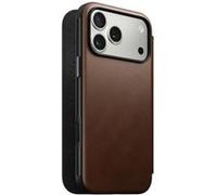 Nomad Goods - Étui portefeuille Série Modern pour iPhone 17 Pro Max MagSafe cuir Marron