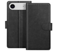 Étui Portefeuille pour iPhone Air Série Chesterfield avec Fonction Support, Noir