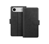Étui Portefeuille pour iPhone Air Série Chesterfield avec Fonction Support Noir
