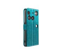 Etui Portefeuille pour Nothing Phone 3 avec Dragonne et Fonction Support Turquoise