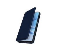 Etui Portefeuille pour Oppo A17 Clapet Magnétique avec Support Bleu