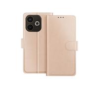 Étui Portefeuille pour Oppo A5 Pro Série Chesterfield, Support Rose