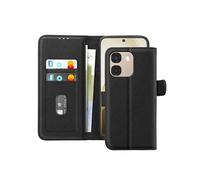 Etui portefeuille pour Oppo A6x avec Porte-Cartes et Support Noir