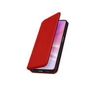 Etui Portefeuille pour Oppo A77 Clapet Magnétique avec Support Rouge