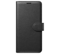 Etui Portefeuille pour Oppo A80 avec Fonction Support et Languette Magnétique Zanaé Noir