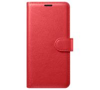 Étui Portefeuille pour Oppo A80 avec Fonction Support et Languette Magnétique Zanaé Rouge