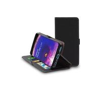 Etui Portefeuille pour Oppo Find X5 Lite PU Cuir Porte-Cartes Support Stand, Noir