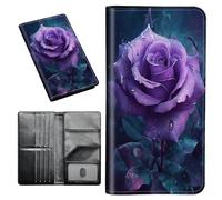 Étui portefeuille pour passeport avec blocage RFID avec porte-cartes de visite, organiseur de documents de voyage pour femme et homme, famille, patte de chien, plage, 454