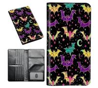 Étui portefeuille pour passeport avec blocage RFID avec porte-cartes de visite, organiseur de documents de voyage pour grande capacité, portefeuille pour femmes, hommes, famille, papillon artistique