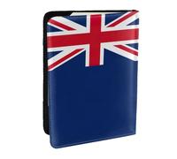Étui portefeuille pour passeport avec drapeau des îles Turques et Caïques - Pour cartes et documents, Noir , Taille unique