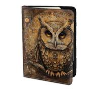 Étui portefeuille pour passeport avec impression chouette Croyances pour cartes et documents