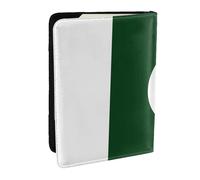 Étui portefeuille pour passeport avec imprimé drapeau du Pakistan, Noir , Taille unique