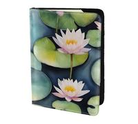 Étui portefeuille pour passeport avec imprimé Lily Pads - Pour cartes et documents