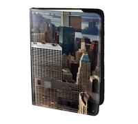 Étui portefeuille pour passeport imprimé New York City pour cartes et documents