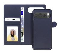 Étui Portefeuille pour Pixel 10 Pro, Coque Détachable Magnétique