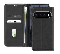 Etui Portefeuille Série Chesterfield Support Noir pour Pixel 11 / 11 Pro