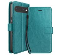 Etui Portefeuille Google Pixel 11 Pro Dragonne Support Turquoise