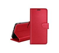 Etui Portefeuille pour Realme C21Y / C25Y Support et Languette Zanaé Rouge
