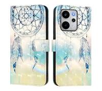 Étui portefeuille pour Realme P4 Power 5G, étui portefeuille à rabat en similicuir de qualité supérieure, design 3D, résistant aux chocs, avec béquille et porte-cartes - Dream Bells