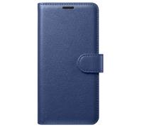 Étui Portefeuille pour Redmi 15C avec Fonction Support et Languette Magnétique Zanaé Bleu nuit