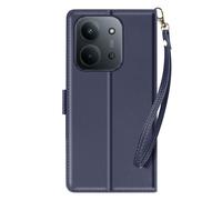 Étui Portefeuille pour Redmi 15C Magnetique, Dragonne et Support roi