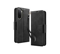 Avizar Étui Portefeuille pour Redmi A7 Pro Style Rétro avec Support Noir