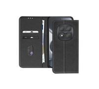 Etui Portefeuille pour Redmi Note 15 Pro 5G Chesterfield Grainé Fonction Stand Noir