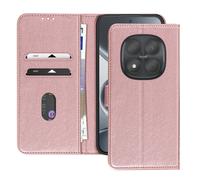 Étui Portefeuille pour Redmi Note 15 Pro 5G Chesterfield Grainé Rose