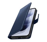 Étui Portefeuille pour Redmi Note 17 Série Chesterfield avec Support Bleu nuit