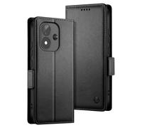 Avizar Étui Portefeuille pour Redmi Note 17 Série Smart Book avec Support Noir