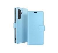 Etui Portefeuille pour Samsung A17 Support et Languette Magnétique Zanaé Bleu clair