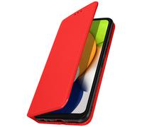 Etui Portefeuille pour Samsung Galaxy A03 Clapet Magnétique avec Support Rouge