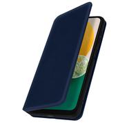 Etui Portefeuille pour Samsung Galaxy A04s Clapet Magnétique avec Support Bleu