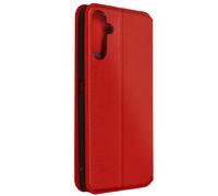 Etui Portefeuille pour Samsung Galaxy A14 Clapet Magnétique avec Support Rouge