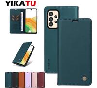 Étui portefeuille pour Samsung Galaxy A36 A35 A34 A33 A32 A31 A30 A26 A25 A71 4G A70 A56 5G A55 A54 A53 A52 A51 A50 A42 A41 A40 Wine Red