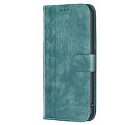 Étui portefeuille pour Samsung Galaxy S21 Ultra, étui portefeuille fin en similicuir PU à rabat magnétique [coque intérieure antichoc en TPU] avec porte-cartes et coque de protection antichoc (vert)